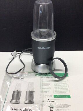 NutriBullet Magic Bullet Personal Blender With Cup And Lid NB-WL088D-23 TESTED